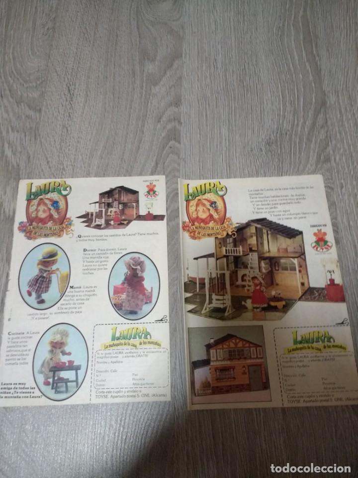 Outros artigos de papel: LOTE 2 ANUNCIOS TBO &laquo;LAURA, LA MU&Ntilde;EQUITA DE LA CASA DE LAS MONTA&Ntilde;AS&raquo;