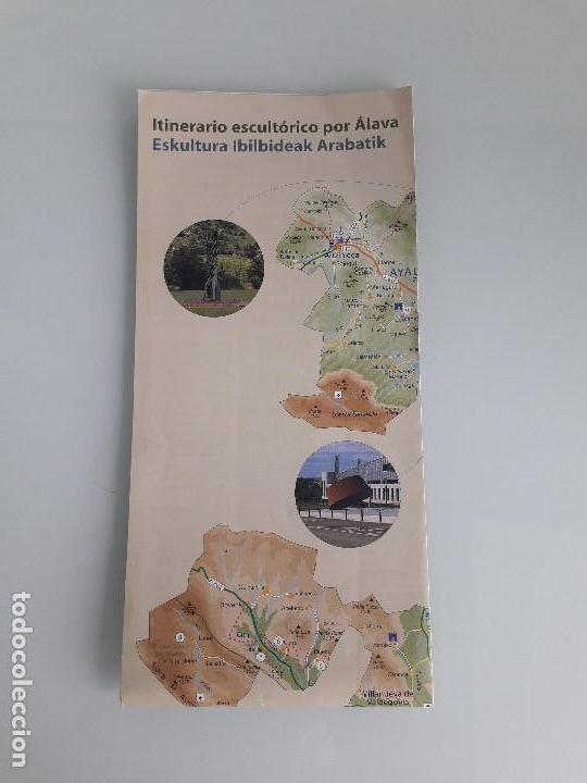 Otros Art&iacute;culos de Coleccionismo en Papel: MAPA - ITINERARIO ESCULT&Oacute;RICO POR &Aacute;LAVA - Obra Social Caja Vital Kutxa - Vitoria - Pa&iacute;s Vasco