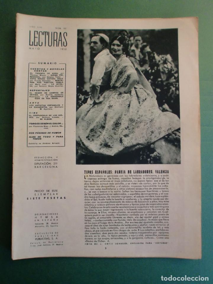 Otros art&iacute;culos de coleccionismo en papel: TIPOS DE ESPA&Ntilde;A PAREJA DE LABRADORES VALENCIA - MAYO  1952