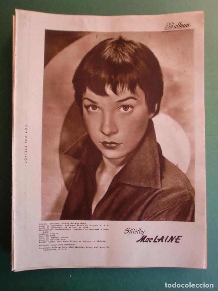 Otros Art&iacute;culos de Coleccionismo en Papel: MI ALBUM SHIRLEY MACLAINE Y ROBERT WAGNER - ABRIL 1956