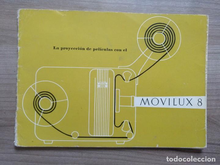 Otros Art&iacute;culos de Coleccionismo en Papel: cine, antiguo folleto, propaganda, instruciones proyector peliculas movilux 8