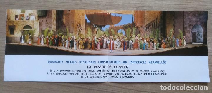 Otros art&iacute;culos de coleccionismo en papel: folleto propaganda, la passio de cervera 2000 - lleida, lerida