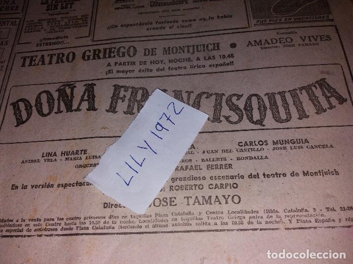 Otros art&iacute;culos de coleccionismo en papel: DO&Ntilde;A FRANCISQUITA TEATRO GRIEGO LUCES DE CANDILEJAS ECHAME LA CULPA LOLA FLORES ESTRELLITA CASTRO