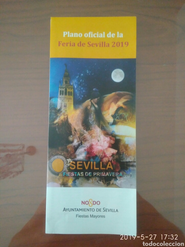 Outros artigos de papel: PLANO OFICIAL DE LA FERIA DE SEVILLA DE 2019 FIESTAS MAYORES. VER FOTOS