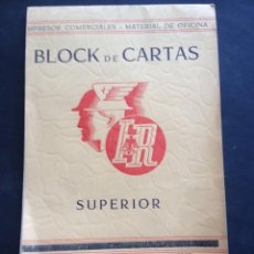 Otros Artículos de Coleccionismo en Papel: BLOCK DE CARTAS SUPERIOR I R