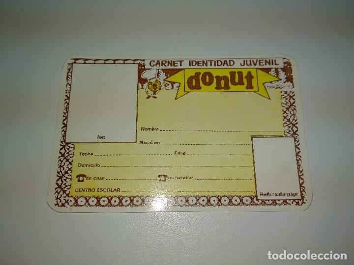 Otros Art&iacute;culos de Coleccionismo en Papel: PANRICO CARNET IDENTIDAD JUVENIL DONUT A&Ntilde;OS 80 DONUTS EN BLANCO SIN ESCRIBIR