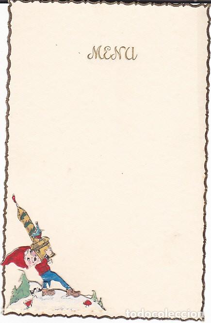 Outros artigos de papel: MENU ILUSTRADO SIN UTILIZAR A&Ntilde;O 1935
