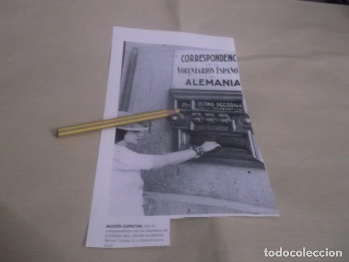 Otros Art&iacute;culos de Coleccionismo en Papel: RECORTE A&Ntilde;OS 2000 - MADRID BUZ&Oacute;N ESPECIAL DE CORREOS CORRESPONDENCIA PARA VOLUNTARIOS DIVISION AZUL