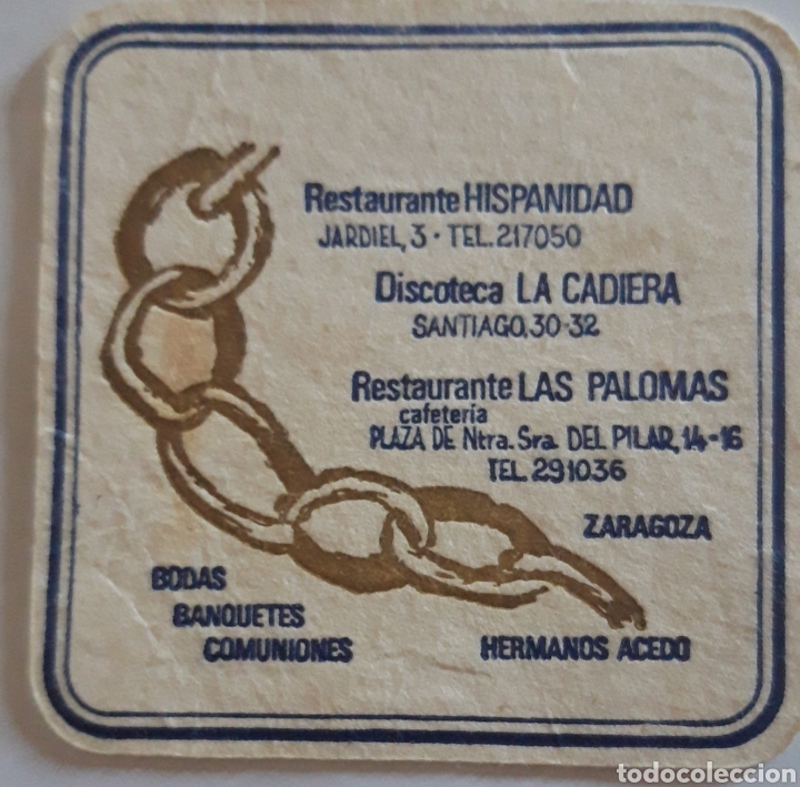 Altri oggetti di carta: POSAVASOS DE ZARAGOZA