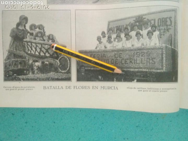 Sammelleidenschaft Andere Papierartikel: BATALLA DE FLORES EN MURCIA MONOPOLIO DE SEVILLA FERIA DE 1925 RECORTE PRENSA