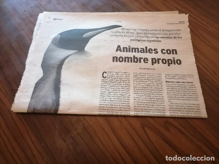 Sammelleidenschaft Andere Papierartikel: ANIMALES CON NOMBRE PROPIO. VICTOR GONZ&Aacute;LEZ. ART&Iacute;CULO DE 2 P&Aacute;GINAS. 2003