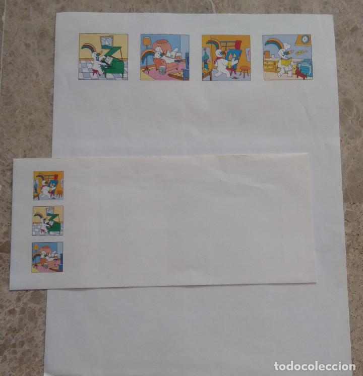 Otros art&iacute;culos de coleccionismo en papel: sobre y carta perfumada de Curro mascota Expo 92