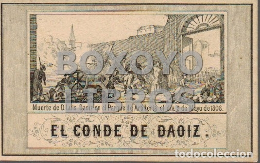 Otros art&iacute;culos de coleccionismo en papel: Tarjeta de visita de �El Conde de Daoiz�.
