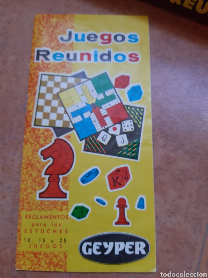 Otros Art&iacute;culos de Coleccionismo en Papel: REGLAMENTO JUEGOS REUNIDOS GEYPER 10 15 25