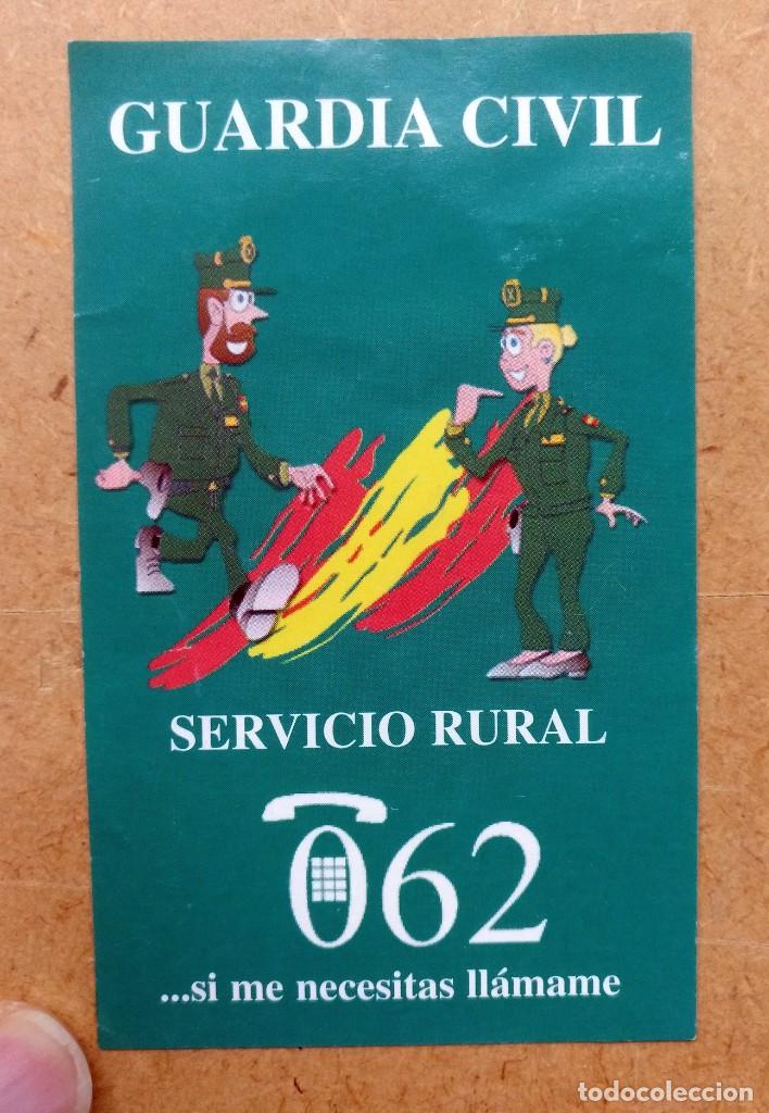 Otros art&iacute;culos de coleccionismo en papel: pegatina, guardia civil, servicio rural