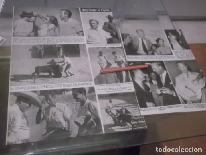 Otros Art&iacute;culos de Coleccionismo en Papel: RECORTE A&Ntilde;OS 50/60 - EL ACTOR DE CINE GARY COOPER EN ESPA&Ntilde;A