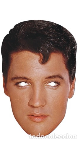 Otros art&iacute;culos de coleccionismo en papel: careta carton elvis presley
