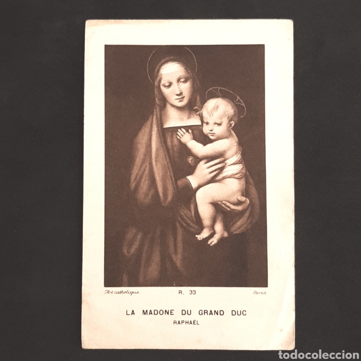 Otros art&iacute;culos de coleccionismo en papel: (SER1) ESTAMPA RELIGIOSA - LA MADONE DU GRAND DUC / RAPHAEL