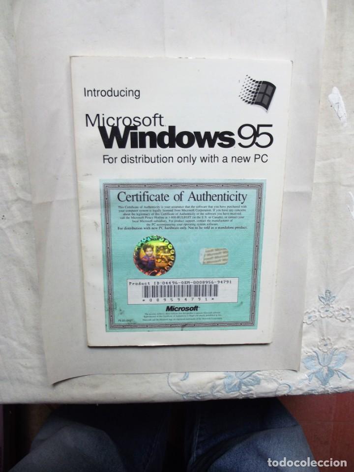 Altri oggetti di carta: MICROSOFT WINDOWS 95