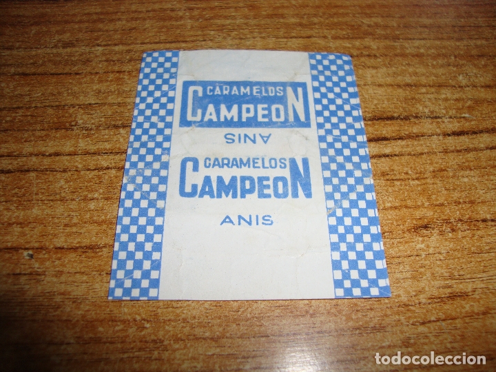 Otros Art&iacute;culos de Coleccionismo en Papel: ENVOLTORIO CARAMELOS CAMPEON SABOR ANIS LETRA A