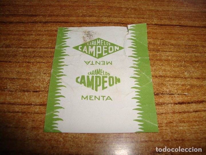 Otros Art&iacute;culos de Coleccionismo en Papel: ENVOLTORIO CARAMELOS CAMPEON SABOR MENTA LETRA M