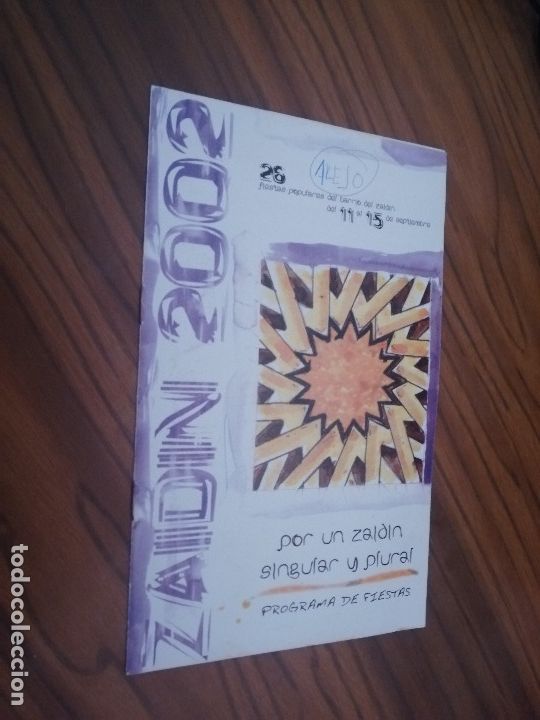 Sammelleidenschaft Andere Papierartikel: ZAIDIN 2002. PROGRAMA DE FIESTAS. DESPLEGABLE. BUEN ESTADO. DIFICIL. C-11