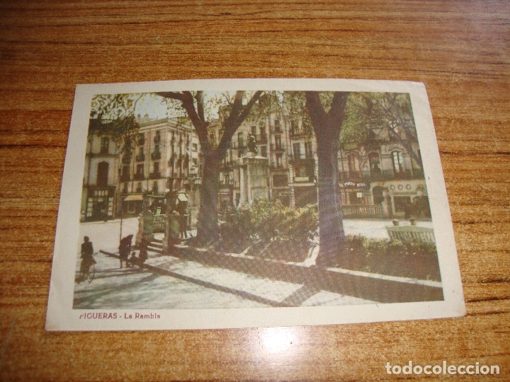 Otros art&iacute;culos de coleccionismo en papel: (ALB-TC-105) RARO SOBRE PARA ENVIAR CARTAS DE FIGUERAS LA RAMBLA TAMA&Ntilde;O POSTAL