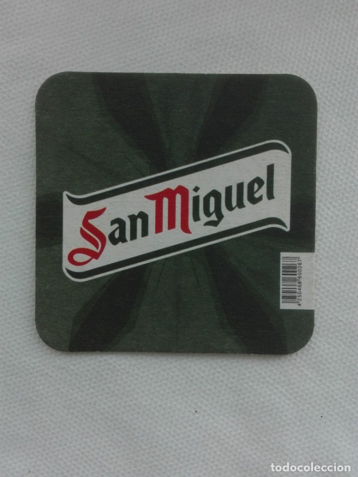 Otros Art&iacute;culos de Coleccionismo en Papel: POSAVASOS CERVEZA - SAN MIGUEL - CODIGO BARRAS 4 250468 600267 - (= DOS CARAS)
