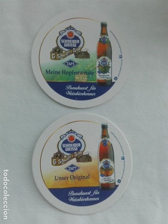Outros artigos de papel: POSAVASOS CERVEZA - SCHNEIDER WEISSE - MEINE HOPFENWEISSE