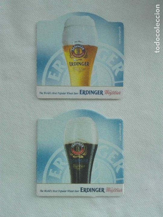 Sammelleidenschaft Andere Papierartikel: POSAVASOS CERVEZA - ERDINGER - WEISBIER
