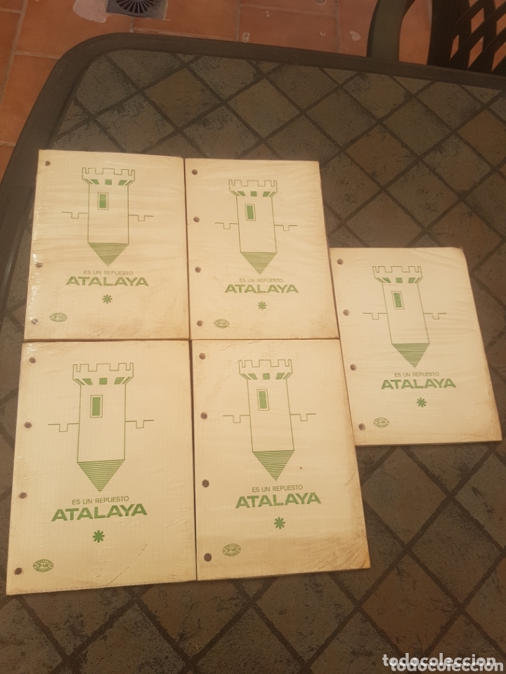 Otros Art&iacute;culos de Coleccionismo en Papel: Lote de 5 repuestos de Atalaya para carpesanos precintados