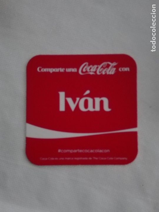 Otros art&iacute;culos de coleccionismo en papel: POSAVASOS COCA-COLA - IVAN - Foto 1