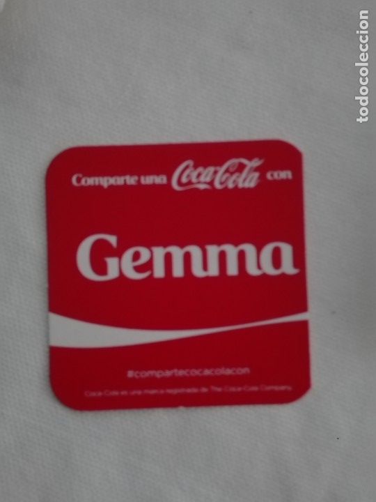 Sammelleidenschaft Andere Papierartikel: POSAVASOS COCA-COLA - GEMMA