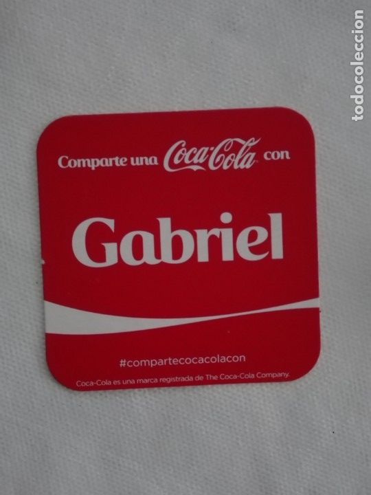 Otros art&iacute;culos de coleccionismo en papel: POSAVASOS COCA-COLA - GABRIEL