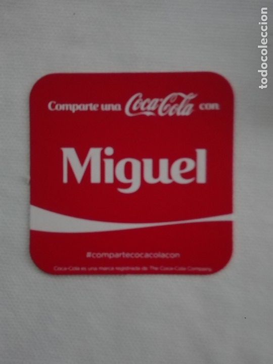 Sammelleidenschaft Andere Papierartikel: POSAVASOS COCA-COLA - MIGUEL