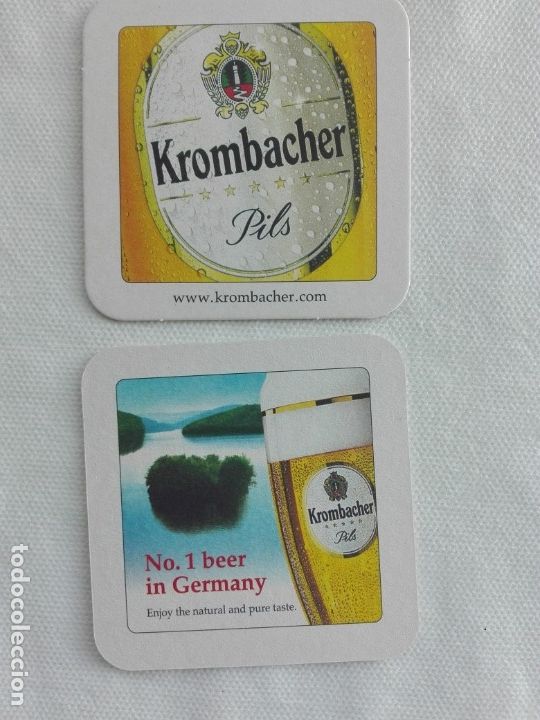 Sammelleidenschaft Andere Papierartikel: POSAVASOS CERVEZA - KROMBACHER - ALEMANIA -