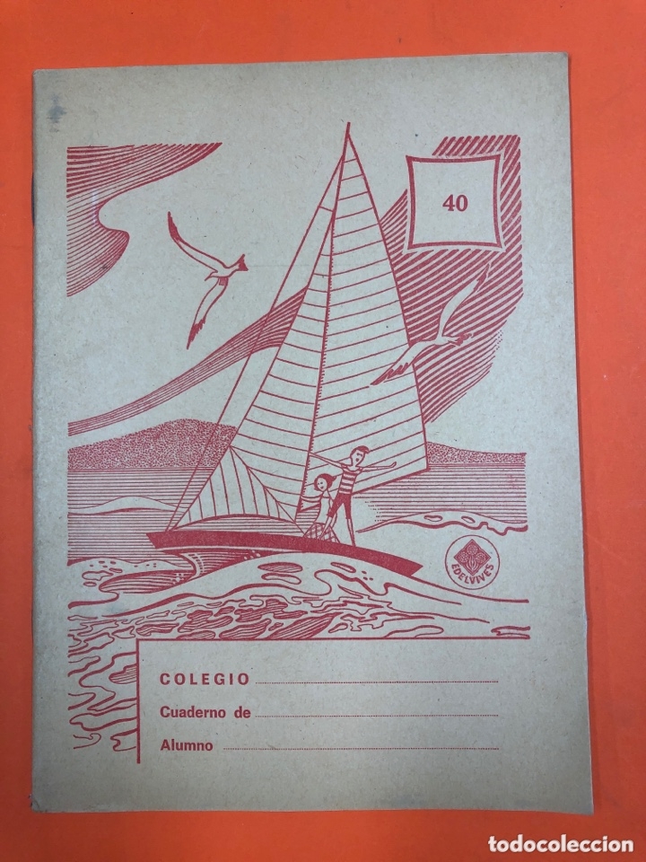 Otros Art&iacute;culos de Coleccionismo en Papel: CUADERNO EDELVIVES NUMERO 40 - A&Ntilde;OS 60/70 - DE DISTRIBUIDORA DE PAPELERIA, SIN USAR