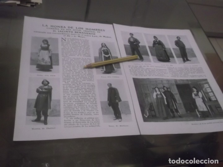 Otros Art&iacute;culos de Coleccionismo en Papel: RECORTE/3PGN.A&Ntilde;O 1919(MADRID)LA HONRA D LOS HOMBRES,COMEDIA D D.JACINTO BENAVENTE,&Eacute;XITO TEATRO LARA