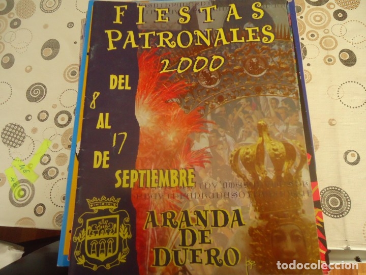 Otros art&iacute;culos de coleccionismo en papel: PROGRAMA DE FIESTAS DE ARANDA DE DUERO A&Ntilde;O 2000 - Foto 1