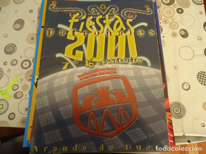 Otros art&iacute;culos de coleccionismo en papel: PROGRAMA DE FIESTAS DE ARANDA DE DUERO A&Ntilde;O 2001 - Foto 1