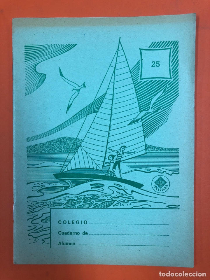 Otros Art&iacute;culos de Coleccionismo en Papel: CUADERNO EDELVIVES NUMERO 25 - CALIGRAF&Iacute;A - A&Ntilde;OS 60/70 - DE DISTRIBUIDORA DE PAPELERIA, SIN USAR