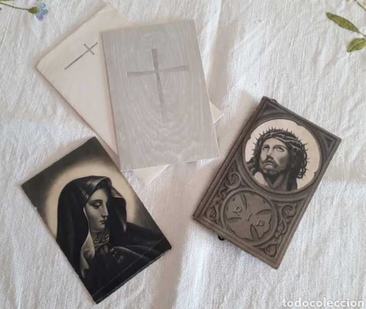 Otros Art&iacute;culos de Coleccionismo en Papel: Lote 3 estampas esquelas