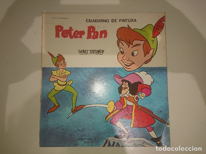 Otros Art&iacute;culos de Coleccionismo en Papel: PETER PAN  CUADERNO DE PINTURA , EDITORIAL ROMA , LEER Descipcion