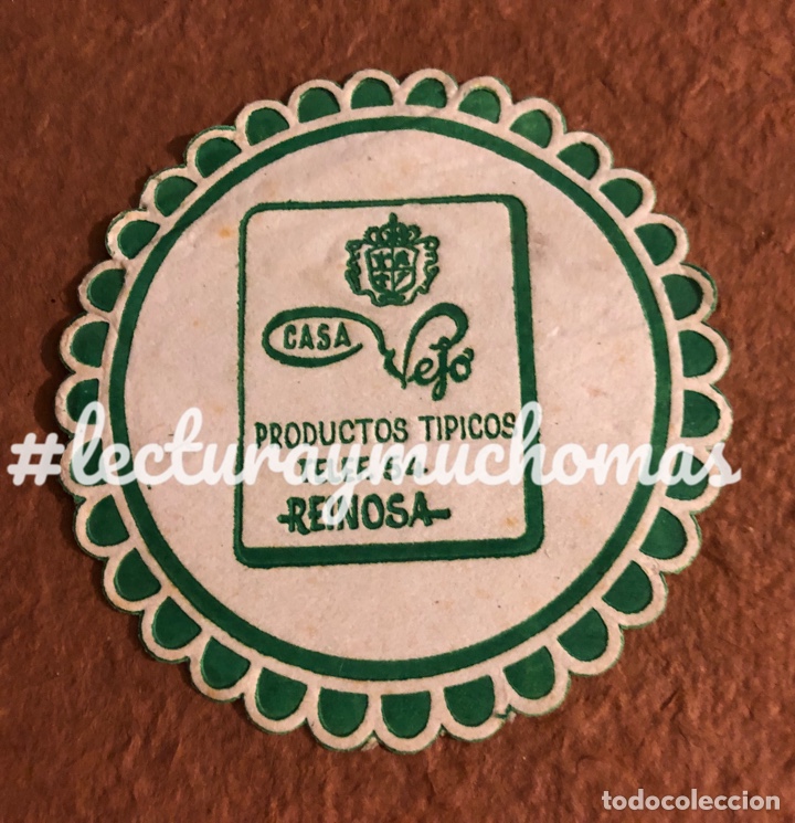 Sammelleidenschaft Andere Papierartikel: ANTIGUO POSAVASOS DE CASA VEJO DE REINOSA (CANTABRIA). 9,5 Cms de &Oslash;. DE PAPEL. BUEN ESTADO.