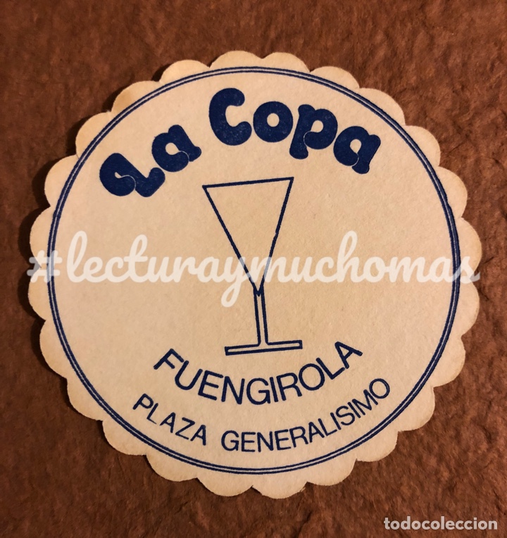 Paper Collecting Others: ANTIGUO POSAVASOS DE LA COPA DE FUENGIROLA. 8 Cms de &Oslash;. DE PAPEL.