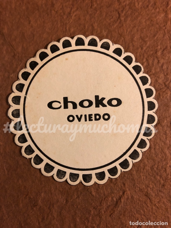 Sammelleidenschaft Andere Papierartikel: ANTIGUO POSAVASOS DEL CHOKO DE OVIEDO. 9,5 Cms de &Oslash;. DE PAPEL.