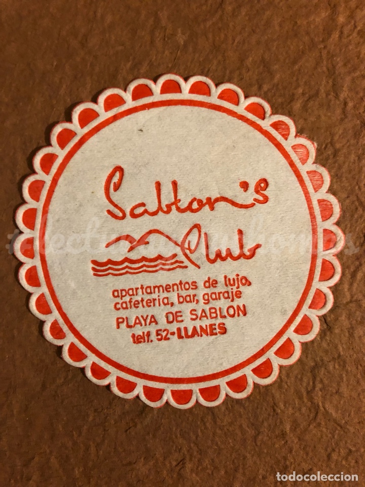 Sammelleidenschaft Andere Papierartikel: ANTIGUO POSAVASOS DEL SALTON&rsquo;S CLUB DE LLANES (ASTURIAS). 9&rsquo;5 Cms de &Oslash;. DE PAPEL.