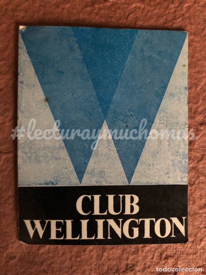 Outros artigos de papel: ANTIGUO POSAVASOS ZEL CLUB WELLINGTON DE MADRID . 8,5 x 10,5 Cms. DE CART&Oacute;N.