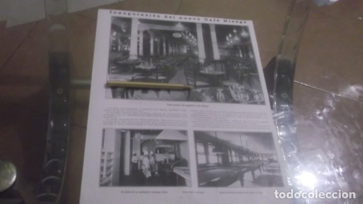Otros Art&iacute;culos de Coleccionismo en Papel: RECORTE PUBLI. 1933(MADRID)INAUGURACION DEL NUEVO CAF&Eacute; RIESGO//ATR&Aacute;S JAB&Oacute;N LA CIBELES