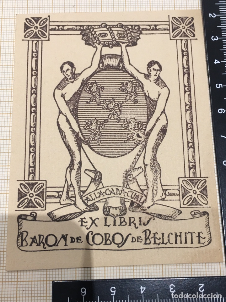 Otros art&iacute;culos de coleccionismo en papel: Lote 4 EX-LIBRIS ESPA&Ntilde;OLES - Foto 7